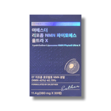 여에스더 리포좀 NMN 파이토에스 울트라X 1박스, 30회분