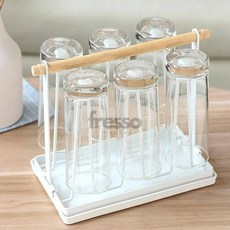 프레소 우드 컵걸이 컵꽂이, 블랙