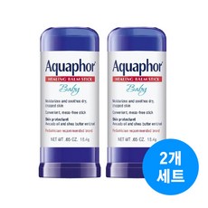 [미국발송] 아쿠아퍼 아쿠아포 베이비 힐링 스틱밤 (중국제품 X), 2개, 18.4g