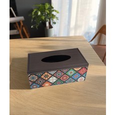 波西米亞風格紙巾盒高顏值客廳復古紙巾收納盒裝飾抽紙盒餐巾紙盒, 波西米亞風格