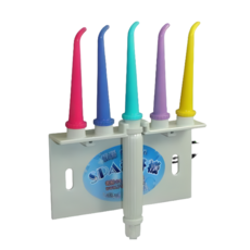 台灣製免插電沖牙機/洗牙機，便攜式口腔清潔器，無需電池，有效清潔牙縫, 銅質分水頭沖牙組