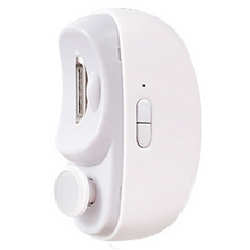 마하 2IN1 전동 손톱깎이, 화이트, 1개