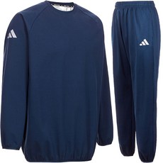 [신제품] 아디다스 남녀공용 사우나슈트 땀복 크루넥 트레이닝 세트 ADISS02B 네이비 실버코팅 + ALS 마스크