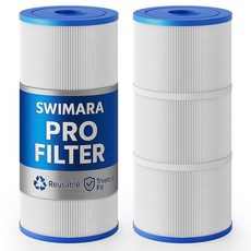 Swimara 2팩 78161 PWK35B C-6350 교체용 온수 욕조 필터 핫 스프링 라임라이트(2018+) 스파 필터 35.6cm x 16.5cm(14인치 x 6-