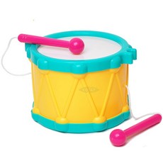 파스텔톤 미니드럼 유치원 연주놀이 아동용드럼세트, 1개, 혼합색상