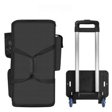 삼각대 캐리어 카메라 케이스 촬영 가방 장비 수납 전문 휴대용 알루미늄백 호환 운반, 블랙 트롤리 수납가방, 1개