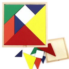 (SK) 칠교놀이 SK4000 17cm 칼라칠교놀이, 본상품선택, 1개