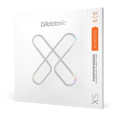 DAddario XSAPB 磷青銅 防鏽包膜 民謠吉他弦, 1個, XSAPB1047