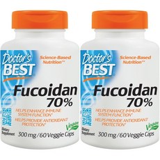 Doctor's BEST 褐藻醣膠素食膠囊 300mg, 60顆, 2罐