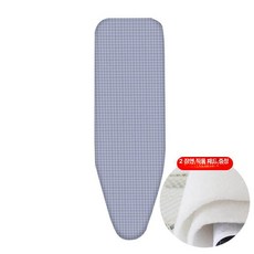 바라봄 스탠딩다리미판 접이식 다리미대, 1개, 보드3612 90x30 클래식 블루 체크무늬 매트2겹포