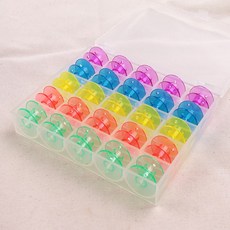 가정용 컬러 미싱보빈 미싱북알 북알케이스 세트, 1개, 혼합색상