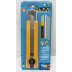 日本OLFA H-1 特大型美工刀 SK-2鋼刀片 適用HB-5B/HBB-5B, 1個