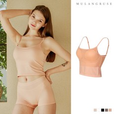 [냉장고섬유]접촉냉감 인견 여성 브라탑 브라캡나시 햄라인