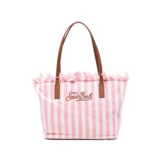 MC2세인트바스 스트라이프 프린지 비치 백