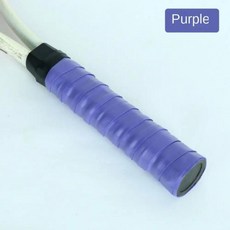 충격 흡수 미끄럼 방지 테니스 라켓 스웨트 밴드 배드민턴 그립 테이프 오버 Padel Sweatband Colorful, 02 purple, 1개