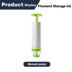 펌프 포함 3D 프린터 필라멘트 진공 보관 백 키트 재사용 가능 밀폐 방습 건조 PLA ABS PETG, 09 Manual Pump