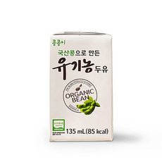 유기농 콩콩이 두유, 135ml, 1개