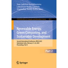 (英文圖書)Renewable Energy Green Computing and Sustainable Development: Second Internati... 平裝版, Springer, 英文