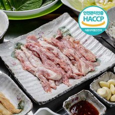 HACCP 국내산 닭목살 세세리 신선 생닭목살 업소용 캠핑 구이용, 1개, 1kg