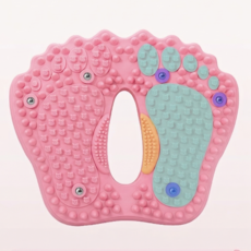 지코멧 발지압 스텝퍼 에어매트 발지압 매트 발마사지 지압매트, 핑크