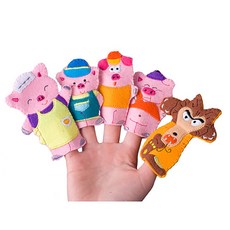 어렌델 매직캐슬 손가락인형 돼지삼형제, 본상품선택, 1개