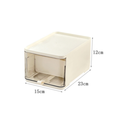 多功能桌面收納盒 斜插式筆筒 抽屜式儲物盒 辦公室整理盒, 收納盒【單層】