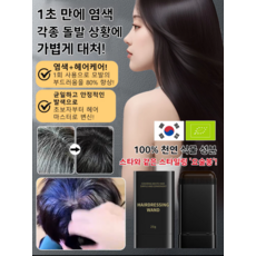 새로운 헤어 스틱 블랙 일회용 염색 펜슬 염색 스틱 임시 덮개 흰머리 덮개 염색 빗 흑발 임시 두피에 묻지 않다 염색펜 편리하게/사용하다, 스틱 다크브라운