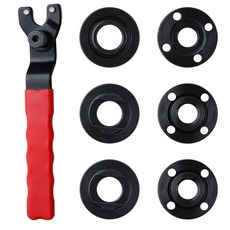 GOLD 골드 DEER 앵글 그라인더 스패너 렌치 1.6cm(5/8인치)-11 플랜지 너트 조절 가능한 핀 및 잠금 도구 6개 디월트 밀워키 마키타 료비 블랙 데커 보쉬와 호, GOLD DEER 앵글 그라인더 스패너 렌치 1.6cm