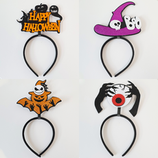 할로윈 머리띠 파티 해피할로윈 마녀 박쥐 눈알 헤어밴드, 1개, SN.파티머리띠 몬스터눈알