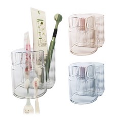 透明色漱口杯, 透藍色, 1個