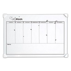 누드보드 590x390 주간계획표 스탠드별도 두문 dok+1730pQ