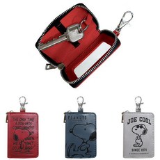 스누피 차량 스마트 키 케이스(차키지갑), 레드(132828)