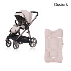 오이스터3.4 플러스 유모차 신생아 이너시트 클래식 신생아 디럭스, 오이스터3/4 전용 프리미엄양면유모차라이너-핑크, 1개