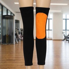 겨울 스포츠용 레그워머 무릎보호대 보온 보호장비, 단품