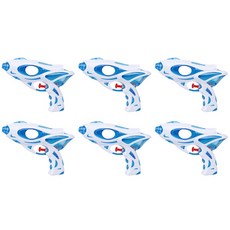 투데이리빙 6P 세트 권총 미니 워터건 여름 물놀이 장난감 워터밤 워터파크 물총 다용도 워터 피스톨 목욕 놀이 완구, 6개, R98749A(혼합색상