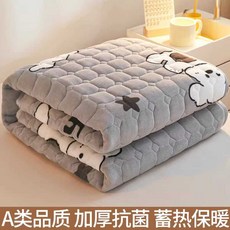 바닥 요매트 누빔 이불요 두꺼운 까는이불, 피피독그레이90x200cm(약2kg)