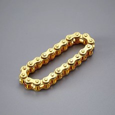 臺灣出貨 【一週內1200 人拚單】金屬指紋陀螺解壓神器精湛機械設計網紅玩具超大齒輪 AGRF, 單金色鏈條, 1個