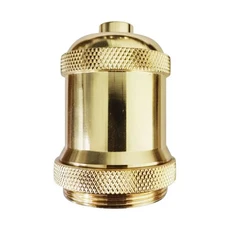 빈티지 램프 소켓 전구 홀더 펜던트 피팅 캡 실내 레트로, Pearl Golden, 1개