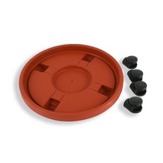 거실 홈가드닝 이동식받침대 화분