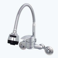 싱크대수전 SMF-101 주방 수도꼭지 씽크대 벽 코브라 수전 교체 씽크수전, 1세트, SMF-101 싱크대수전