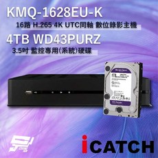 昌運 監視器 ICATCH 可取 KMQ-1628EU-K 16路 錄影主機, 1個