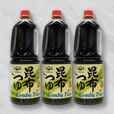 야마사 다시마간장 1.8L 우동간장 쯔유 다시마장유 일본간장, 3개