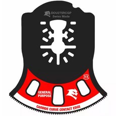 含稅 新款瑞士製造MAX50倍耐用度高性能暗黑破壞磨切機配件 扇形多功能切割多刀刀片組, 1個, 2-3/4"快拆