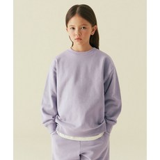 무신사 스탠다드 MUSINSA STANDARD KIDS 오버사이즈 스웨트셔츠 [라벤더] MKBTK3Z05-LV 475427