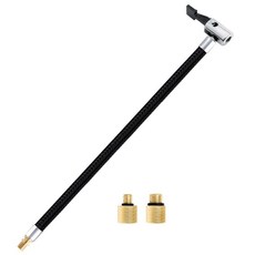 어댑터가 있는 교체 타이어 펌프 호스 타이어 팽창기 펌프 연장 호스 공기 압축기 튜브, 1