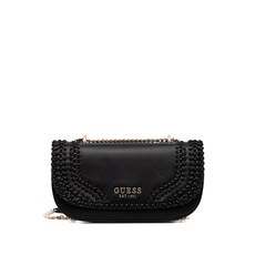 게스 브레이디드 체인 디테일 크로스 백