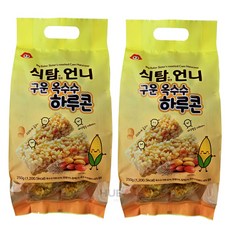 식탐언니 구운 옥수수 하루콘, 2개, 250g