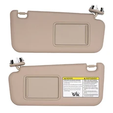 도요타 RAV4 2006 차량용 선바이저 베이지 그레이 좌우측 운전석 조수석, 03 Beige Pair