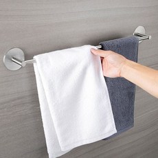 무타공 스텐레스 수건걸이 2가지 사이즈 수건 행거 min+547Dn, 1, 수건걸이40cm