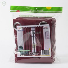 인스 커튼 2장세트 132x241cm 와인 가림막